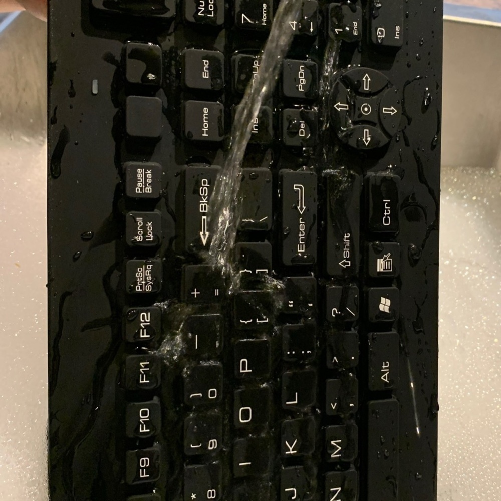 Keyboard, washable and waterproof